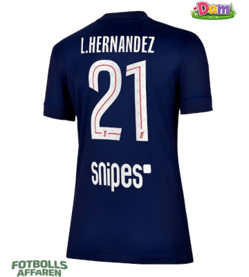Paris Saint-Germain Lucas Hernandez #21 Hemmatröja Kvinnor 2025-26 Kortärmad
